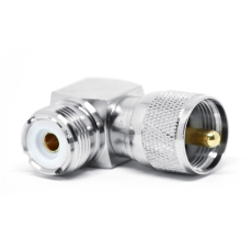 UHF right angle-Adapter Male-Female
