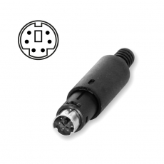 Mini DIN Stecker 6-polig