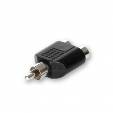 RCA Y-Connector 1x Male to 2x Female