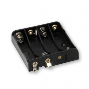 Micro 4 x AAA Battery Holder