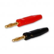 Bananenstecker vergoldet